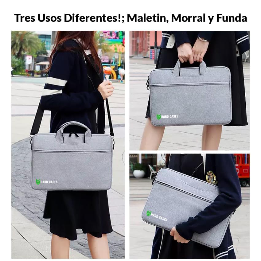 Funda Para Notebook Tipo Morral Hard Cases St01s 15.6 Gris Oscuro